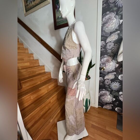 Free People Sweet And Salty Vest Suit Set/  size 6 - Picture 9 of 11